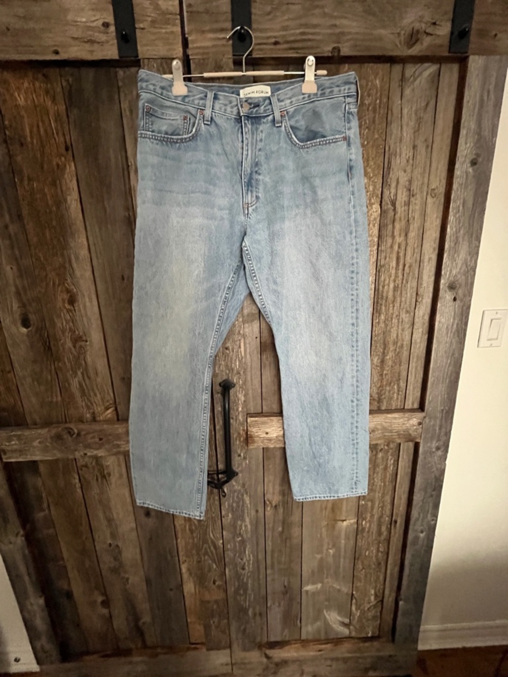 Denim Forum  Comfy Low Rise Loose size 32